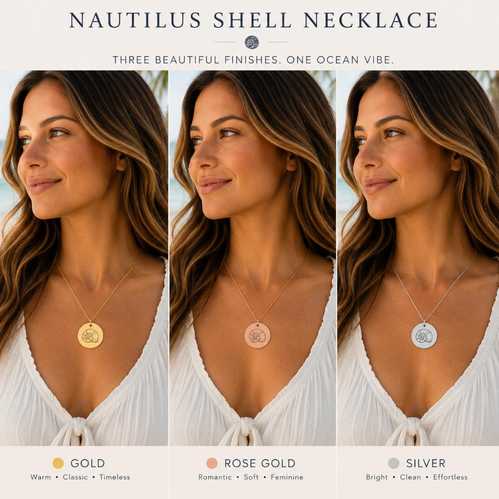 COASTAL NAUTILUS NECKLACE