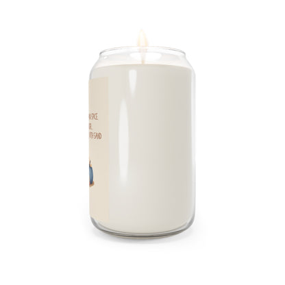 Funny Fall Candle – Pumpkin Spice & Coastal Autumn Vibes – “Same Fall Sh*t, Just With Sand”