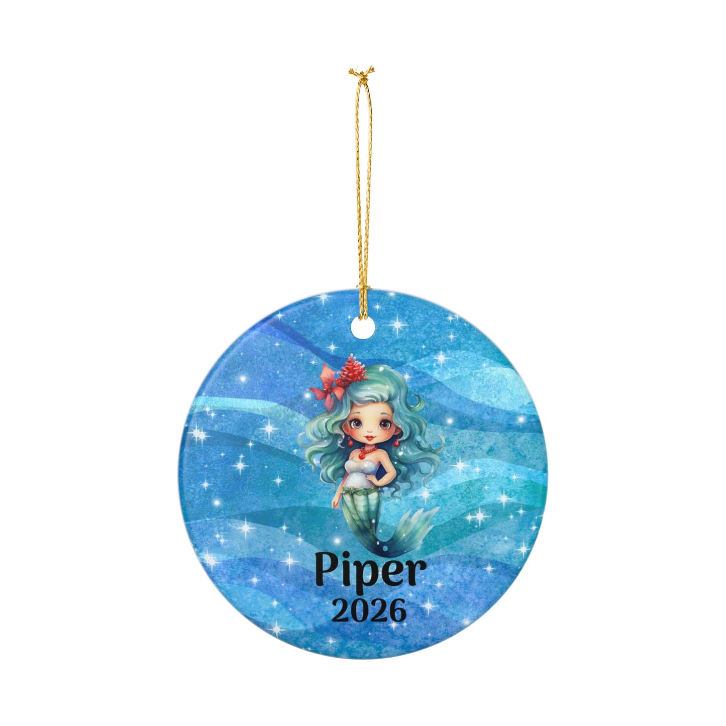 PERSONALIZED MERMAID ORNAMENT