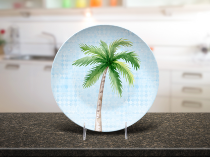 Unbreakable Palm Tree Plates & Bowls – Made in USA, 10”