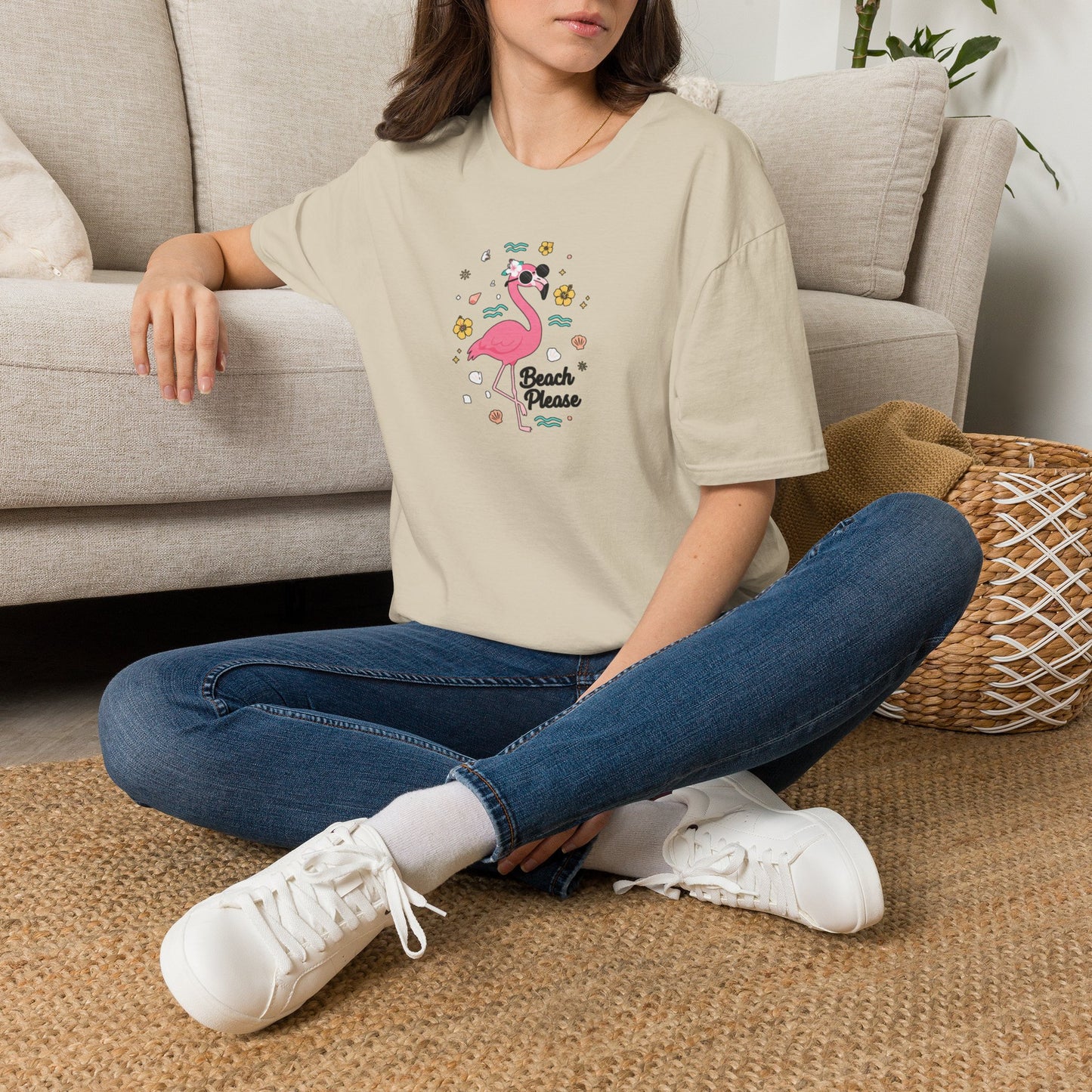 FLAMINGO BEACH PLEASE TEE