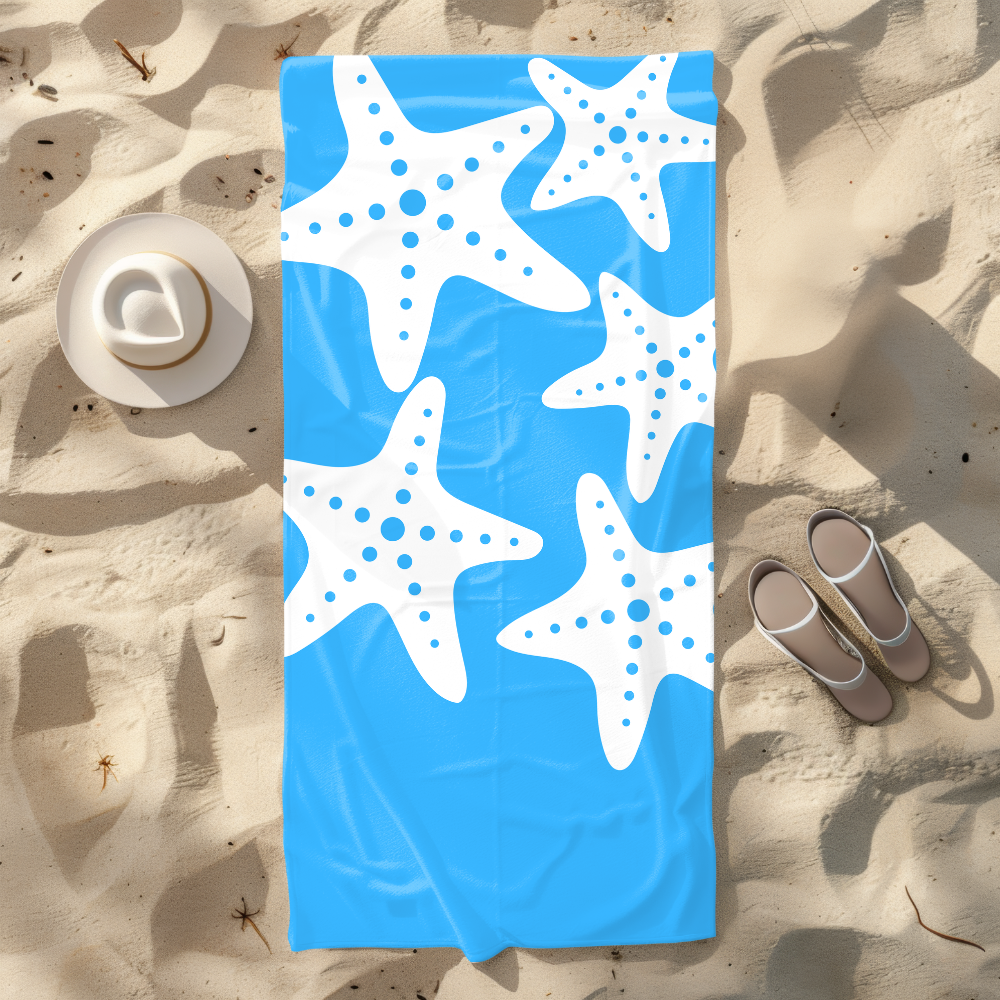 BLUE STARFISH LUXURY TOWEL