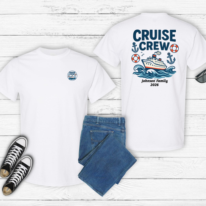 Personalized Cruise Crew Family T-Shirt