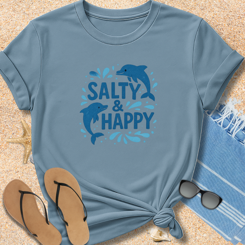 SALTY & HAPPY TEE