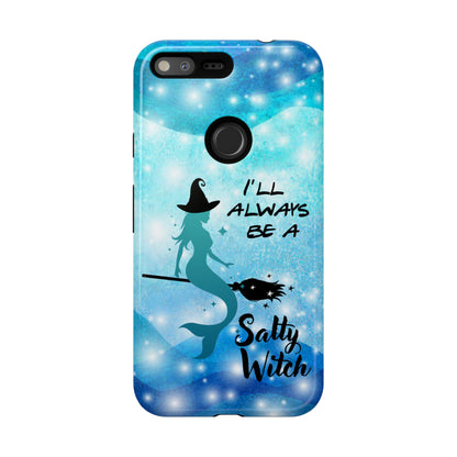 Protective Salty Witch Google Pixel case – mermaid witch artwork for Halloween lovers