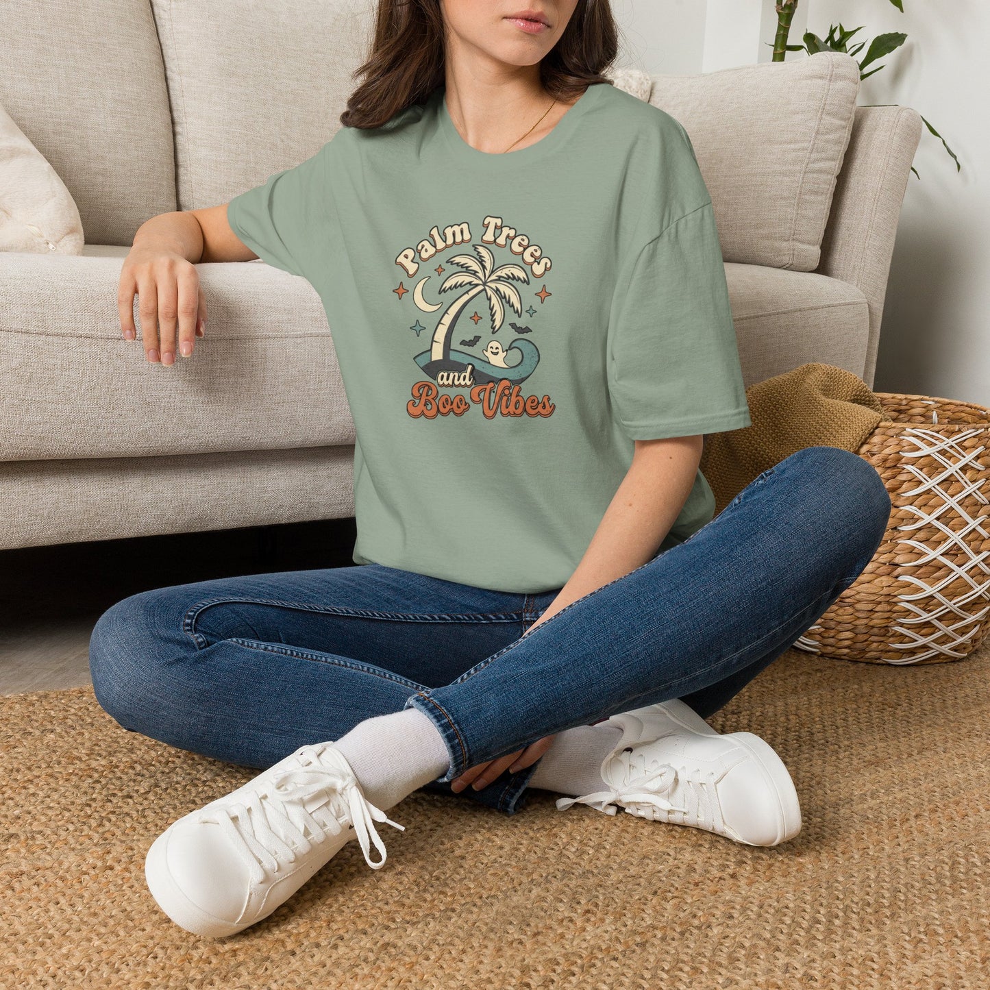 PALM TREE BOO TEE