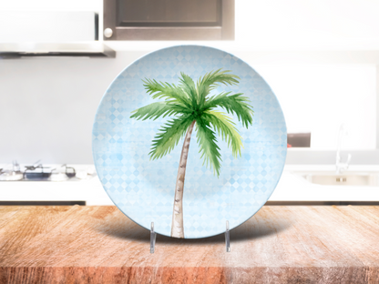 Unbreakable Palm Tree Plates & Bowls – Made in USA, 10”