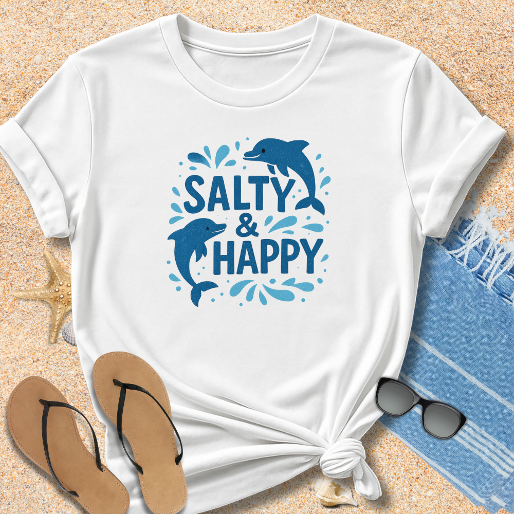 SALTY & HAPPY TEE