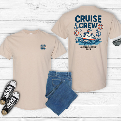 Personalized Cruise Crew Family T-Shirt