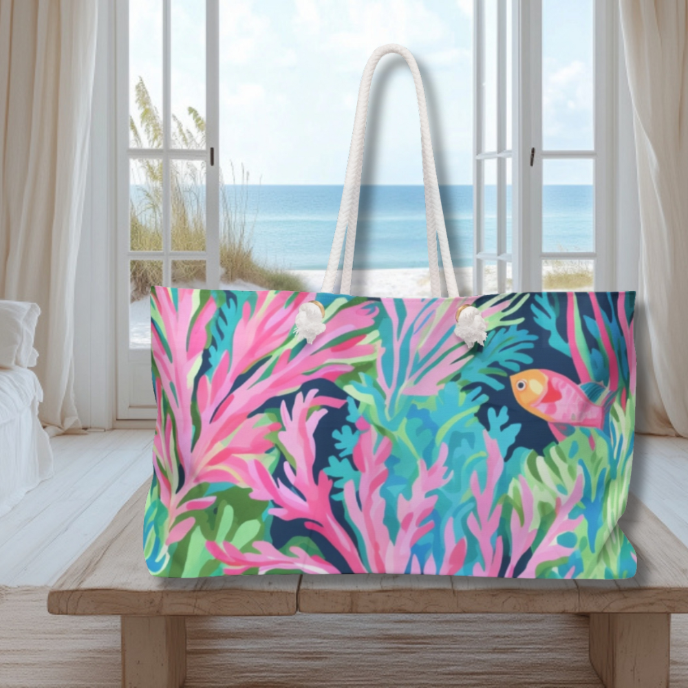 CORAL REEF BEACH BAG