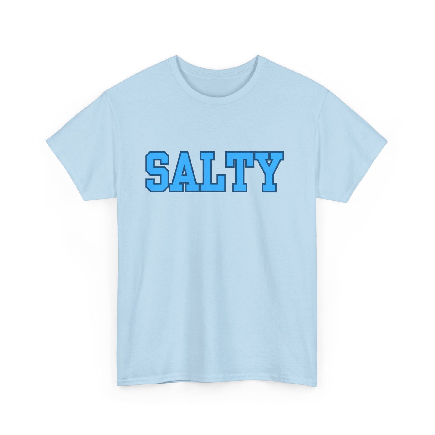 Beach-inspired SALTY shirt for summer wardrobes

