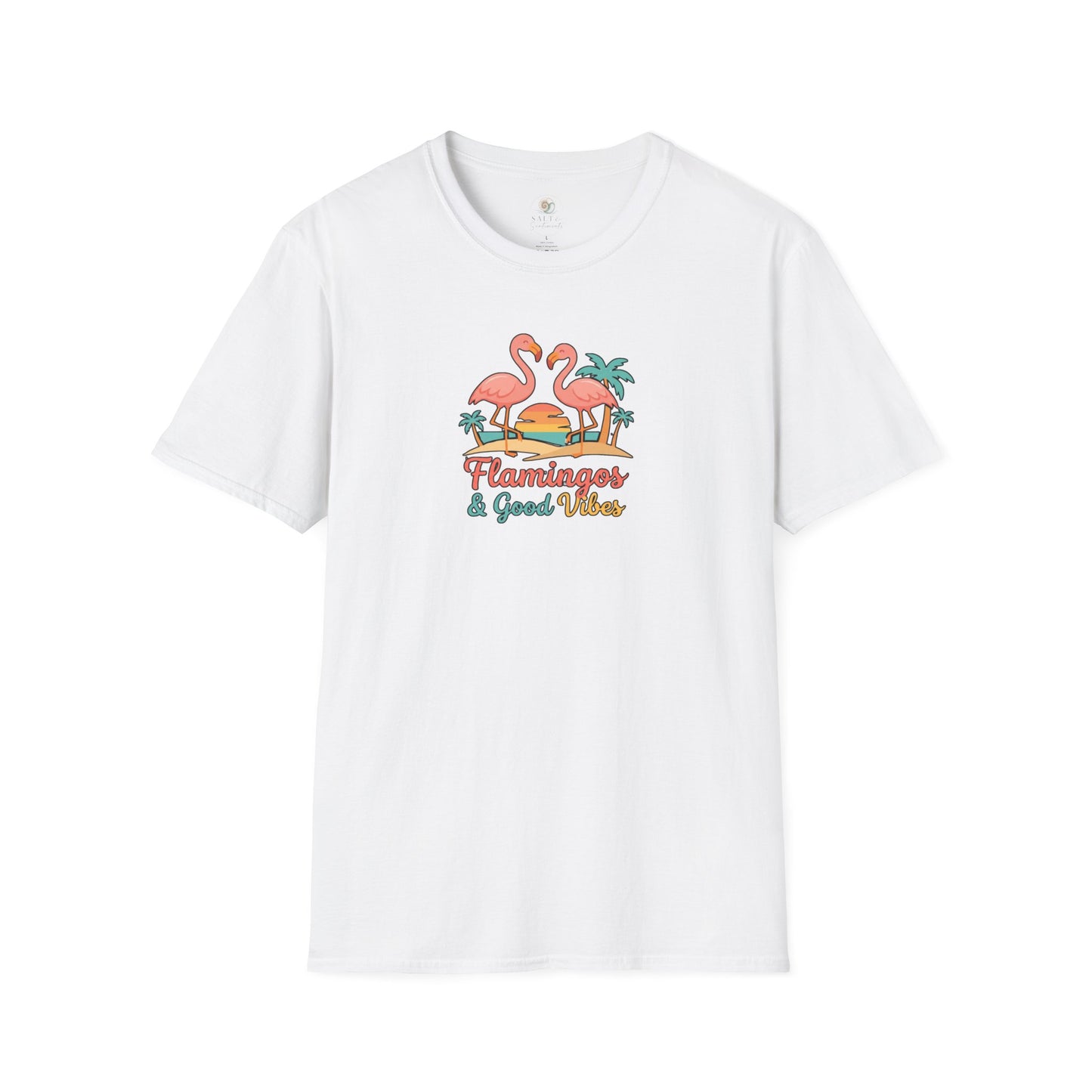 FLAMINGOS & GOOD VIBES TEE