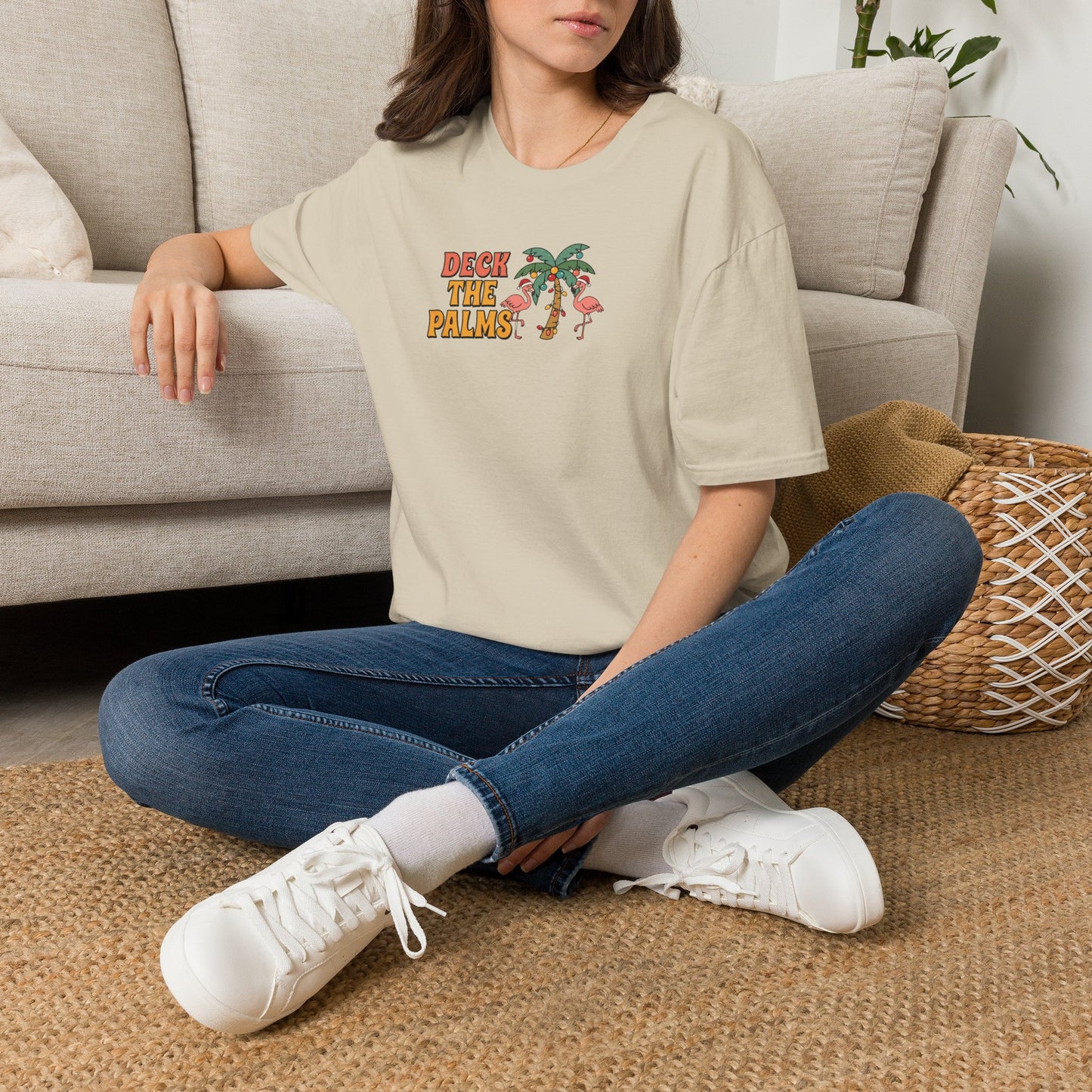 CHRISTMAS PALMS TEE