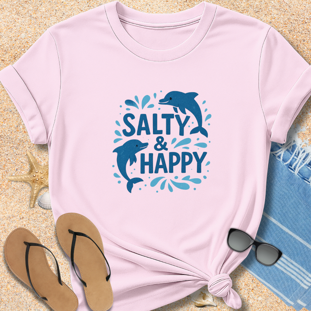 SALTY & HAPPY TEE