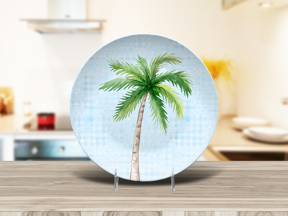 Unbreakable Palm Tree Plates & Bowls – Made in USA, 10”
