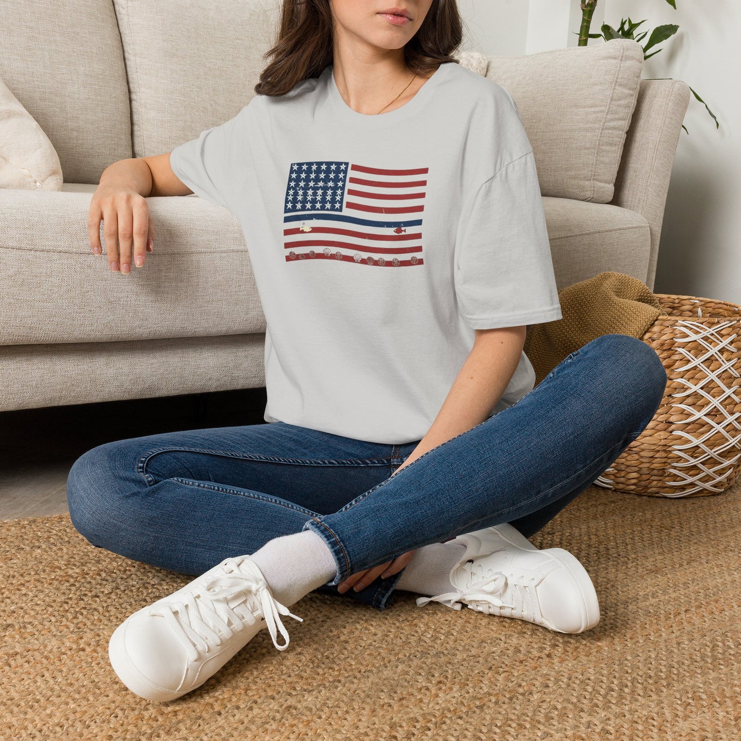 STAR SPANGLED SHORE TEE