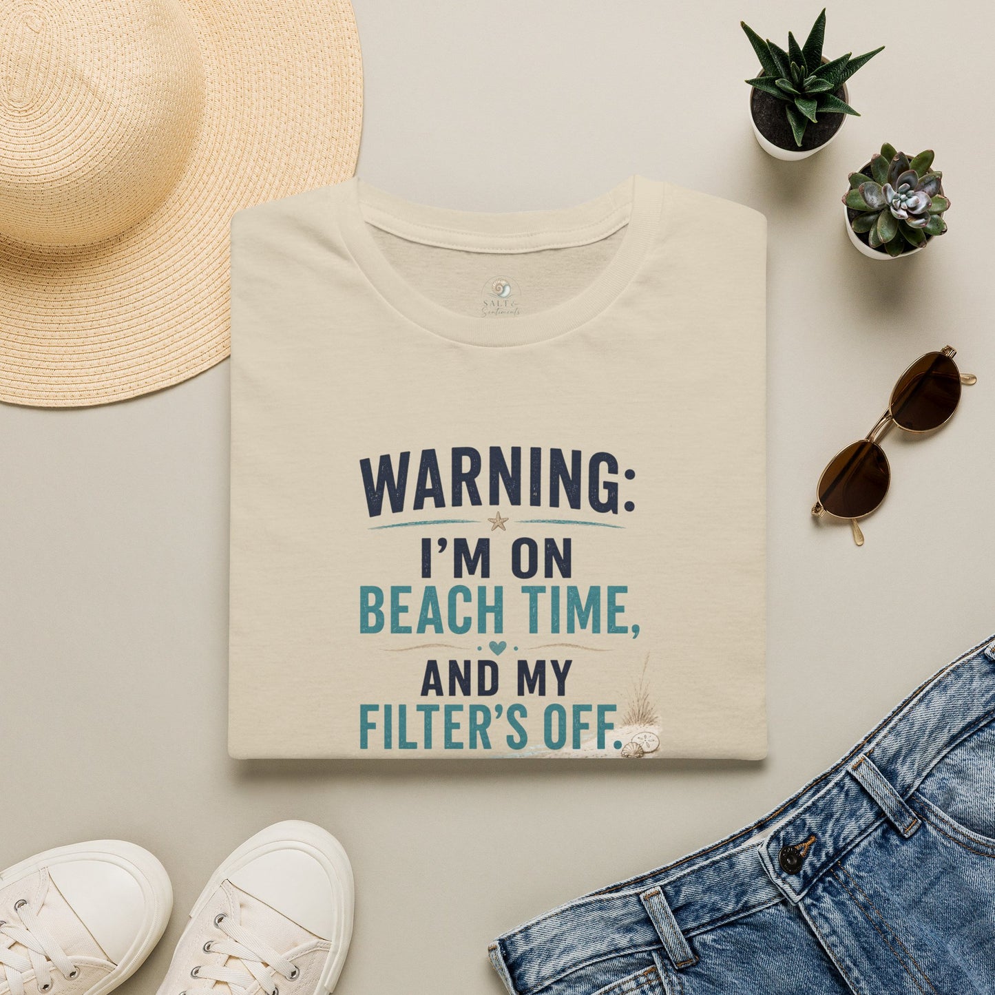 BEACH TIME FILTER'S OFF TEE