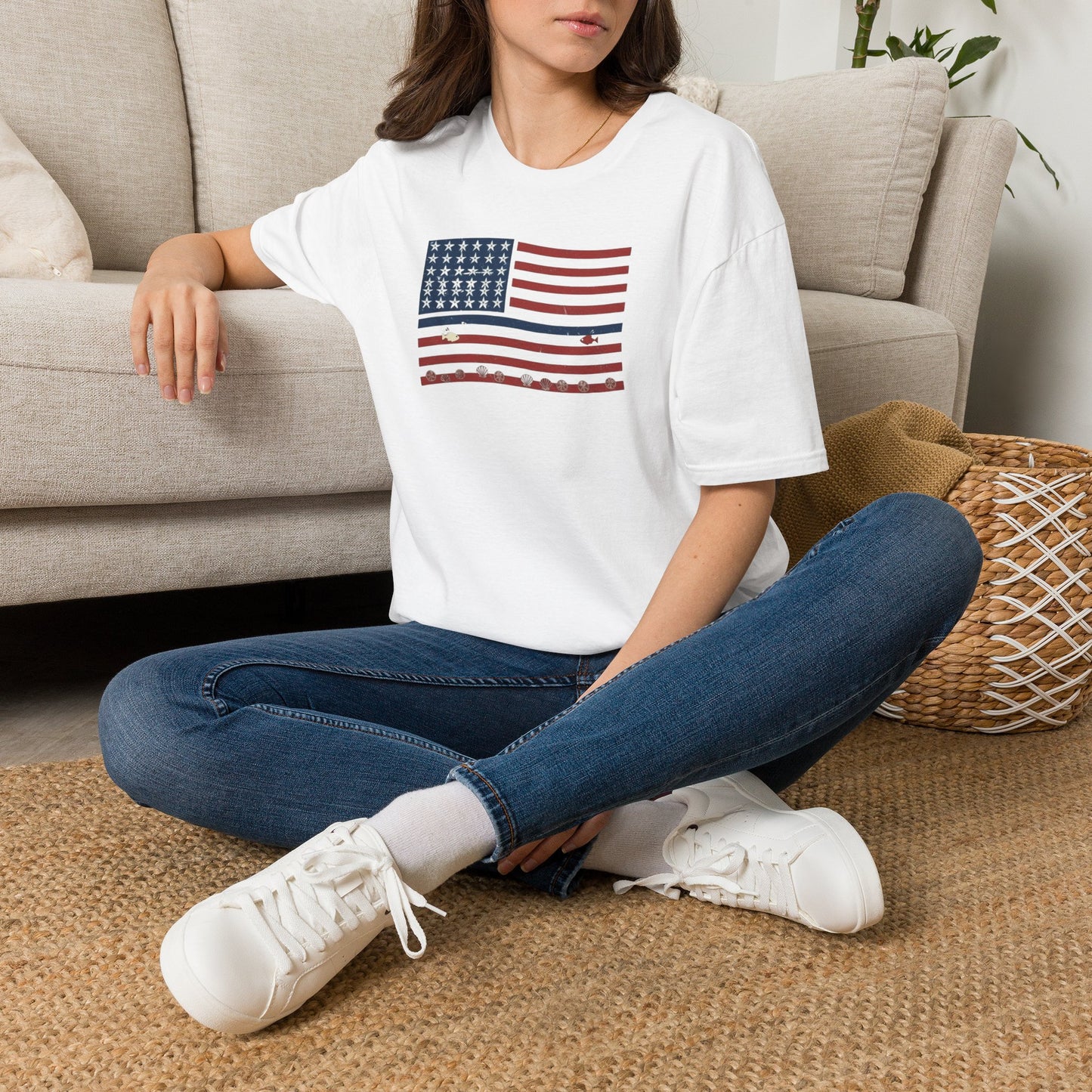 STAR SPANGLED SHORE TEE