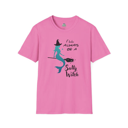I’ll Always Be a Salty Witch T-Shirt | Coastal Halloween Mermaid Te