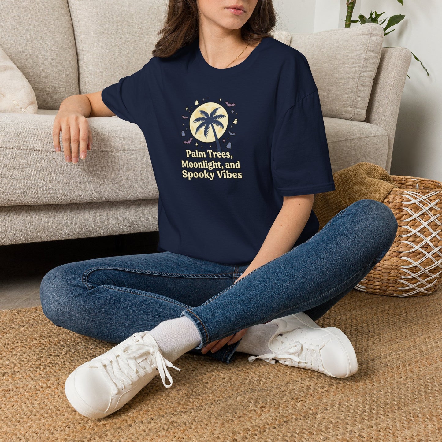 PALM TREES, MOONLIGHT & SPOOKY VIBES TEE