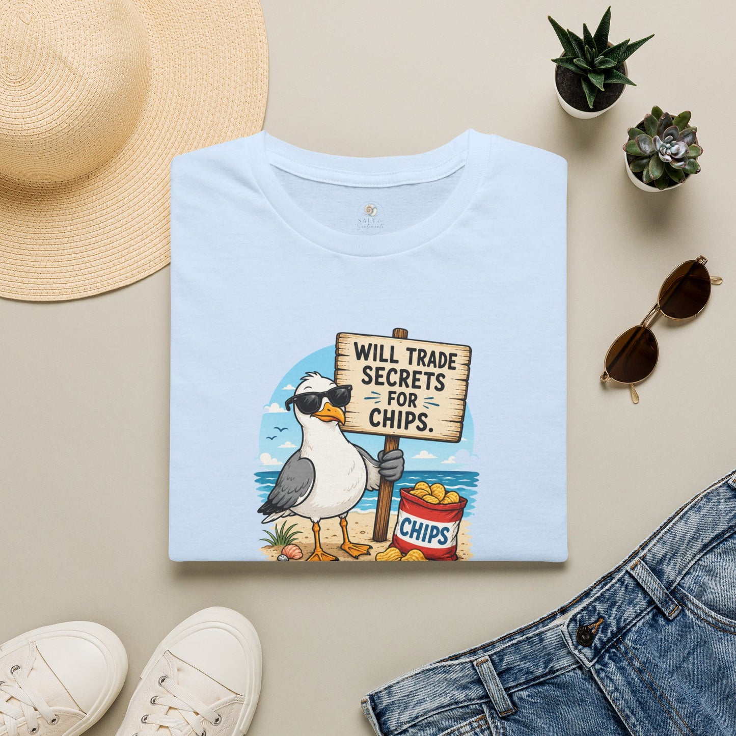 TRADING SECRETS 4 CHIPS TEE