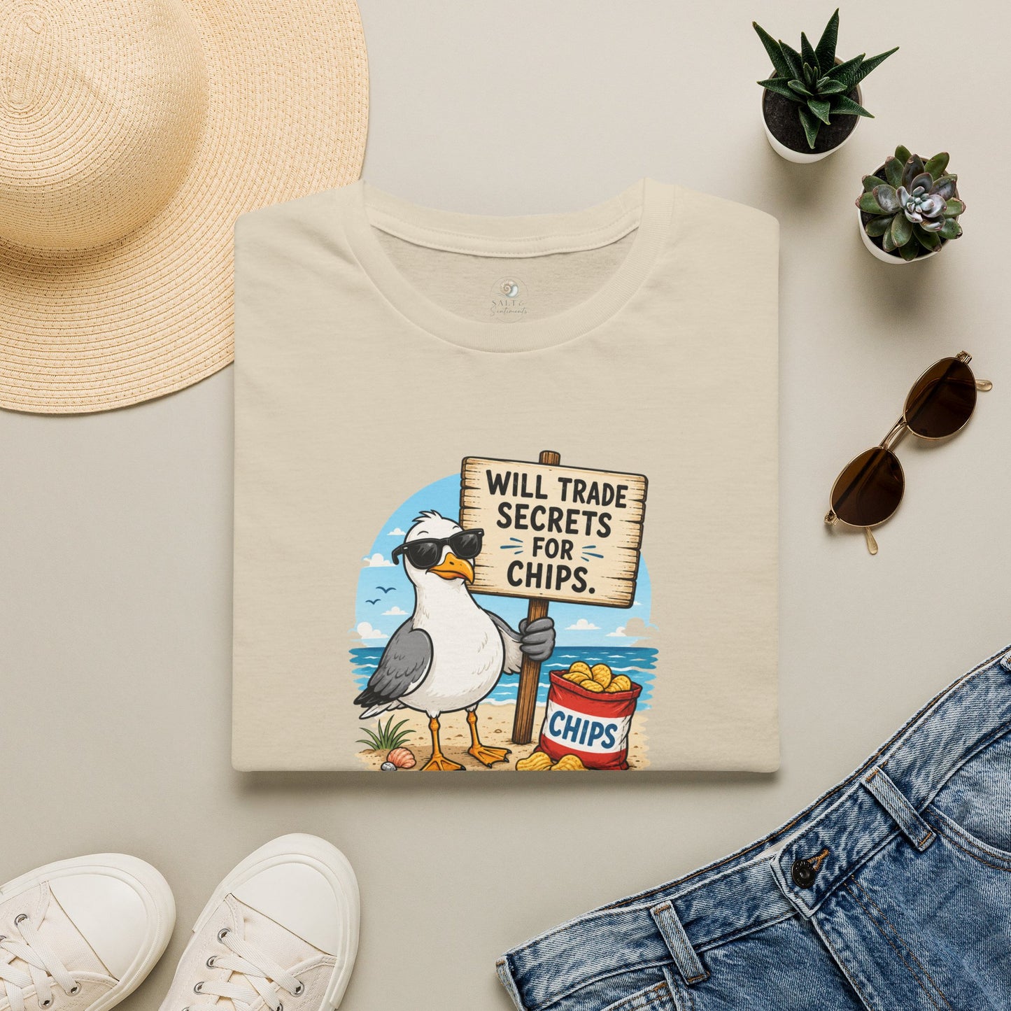 TRADING SECRETS 4 CHIPS TEE