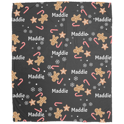 Christmas| Personalized Christmas Name Blanket