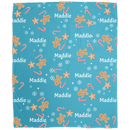 Christmas| Personalized Christmas Name Blanket