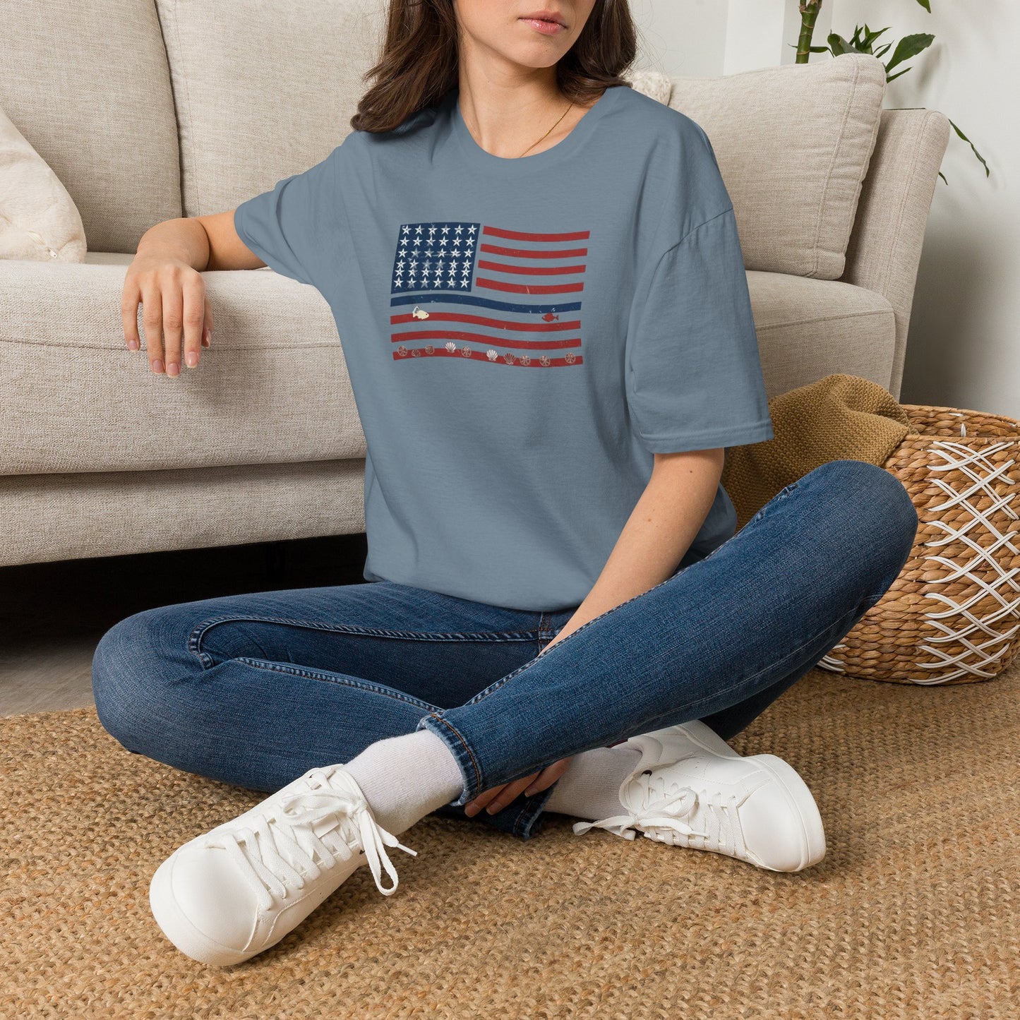 STAR SPANGLED SHORE TEE
