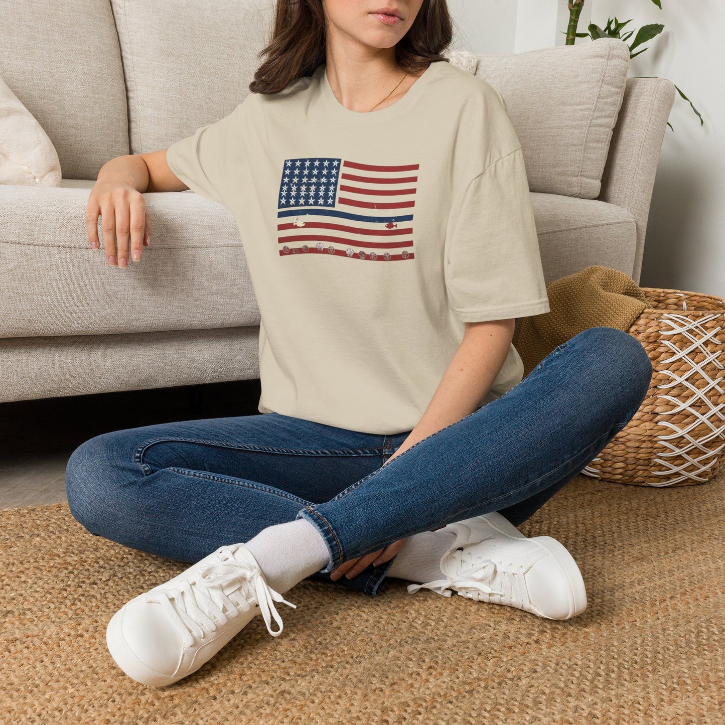 STAR SPANGLED SHORE TEE