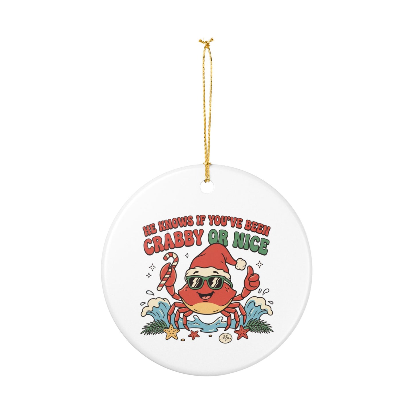 CRABBY OR NICE ORNAMENT