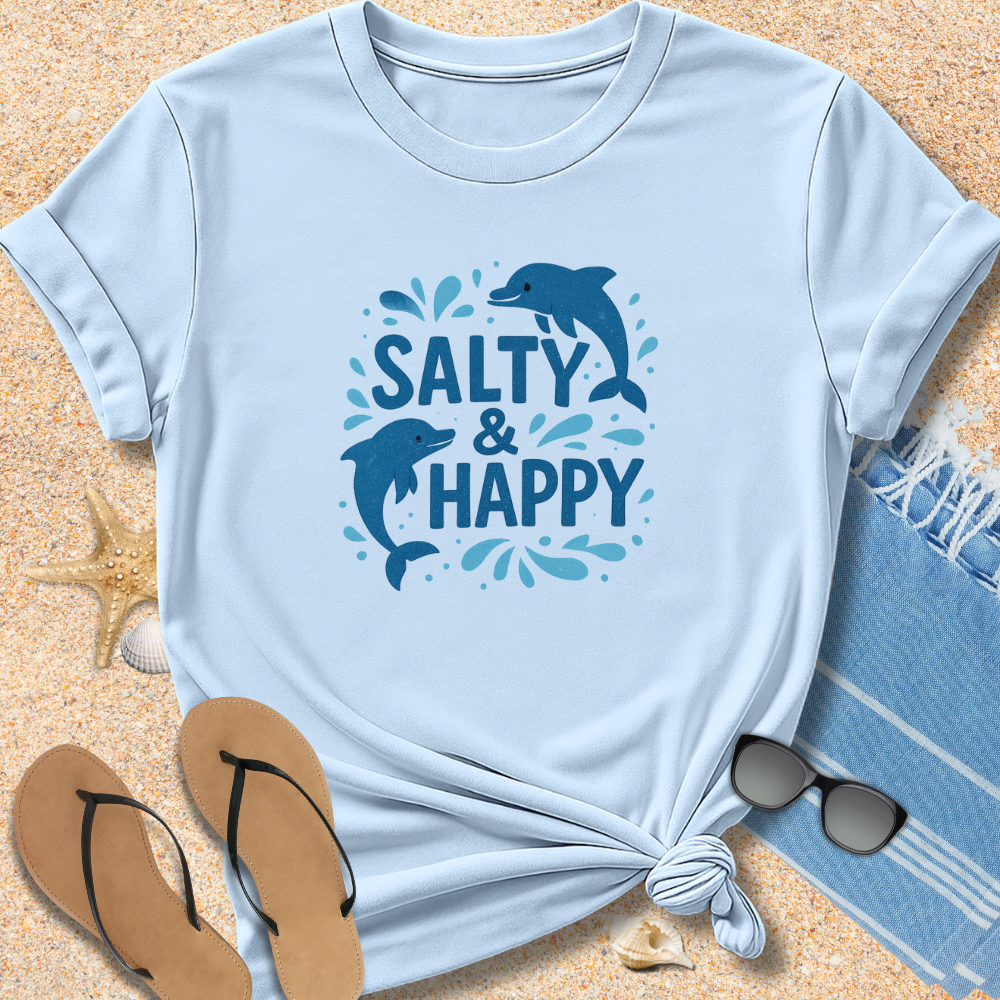 SALTY & HAPPY TEE