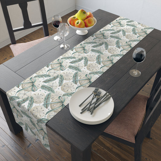 Coastal Sand Dollar Table Runner – Cotton Twill or Polyester