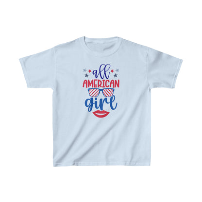  light Blue "All American Girl" T-shirt 