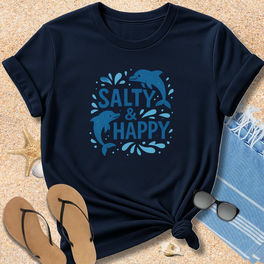 SALTY & HAPPY TEE