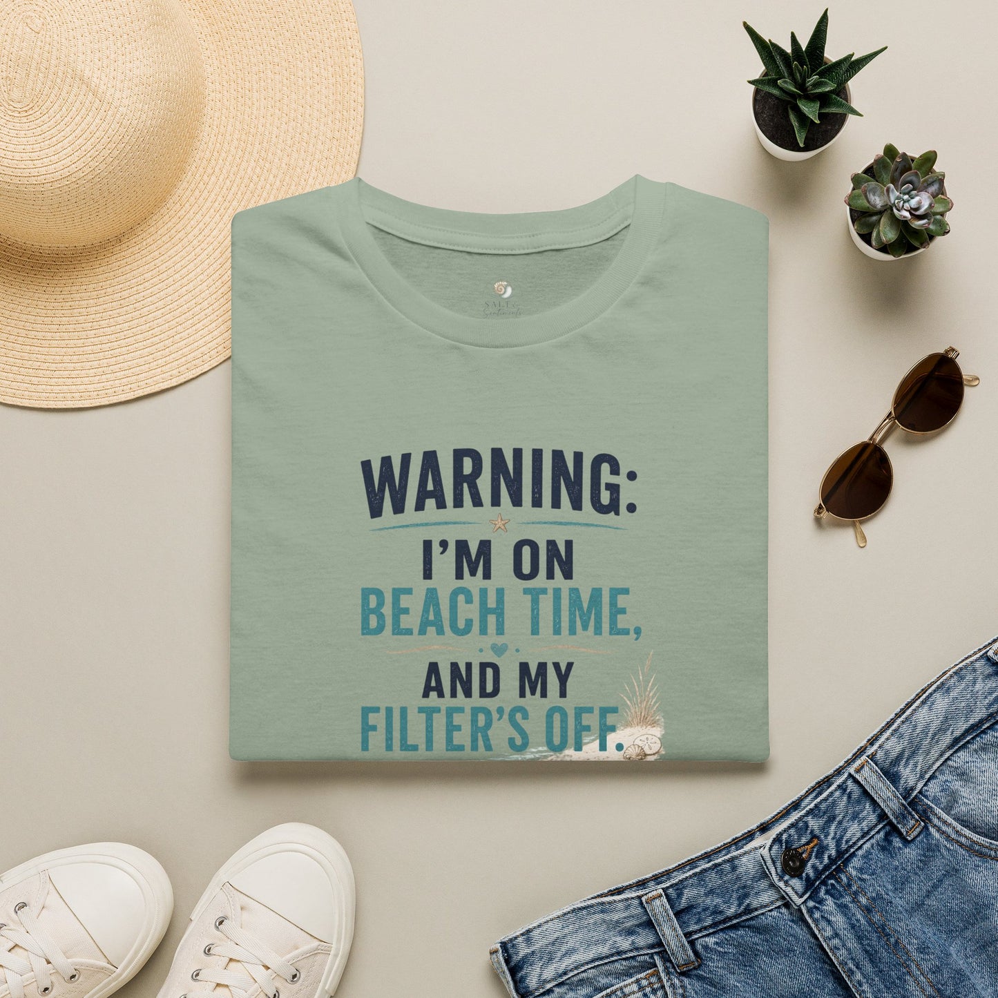 BEACH TIME FILTER'S OFF TEE