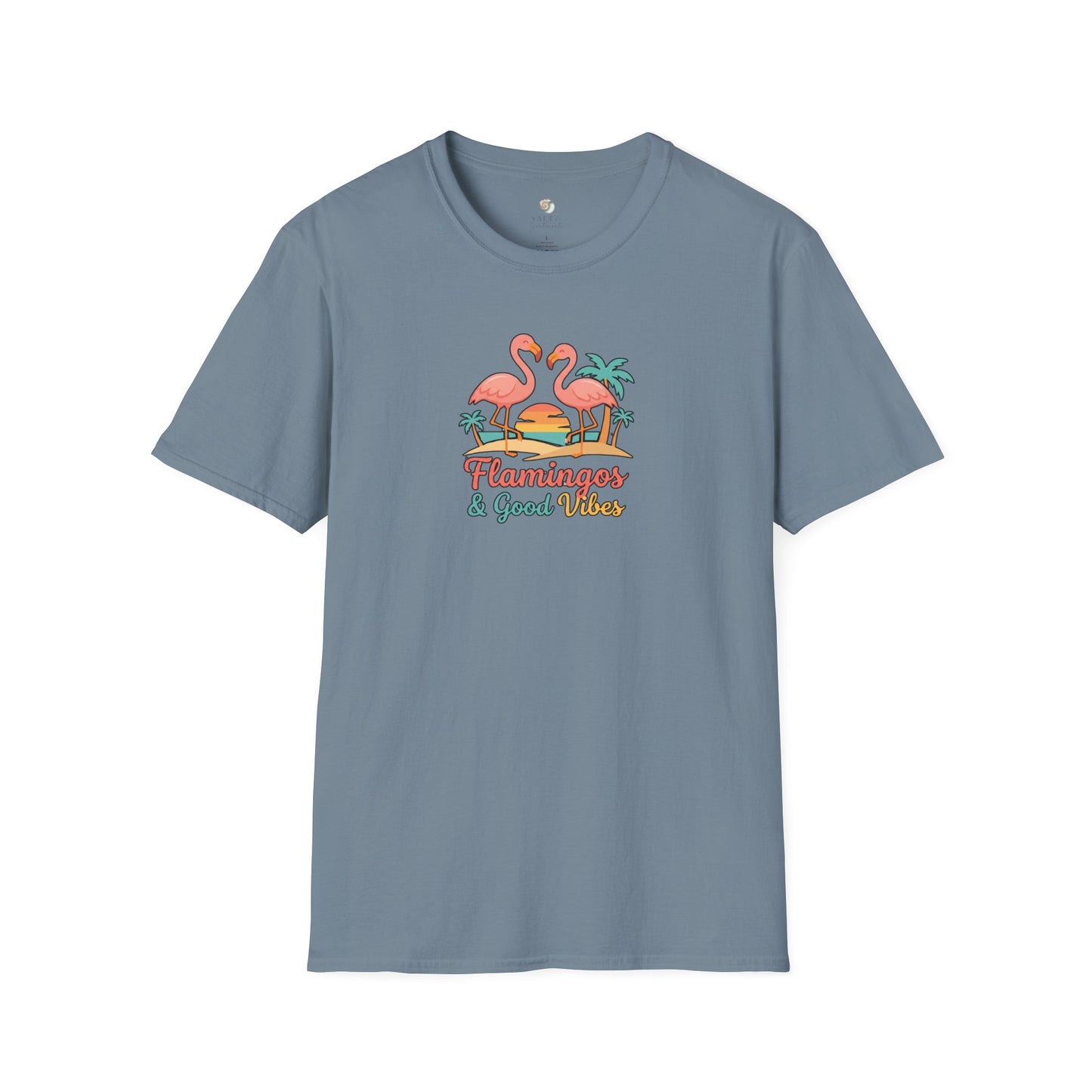 FLAMINGOS & GOOD VIBES TEE