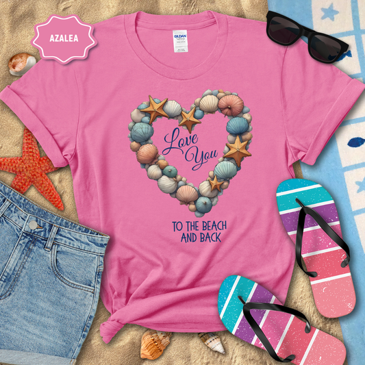 I Love you to the Beach and Back Coastal Tee
