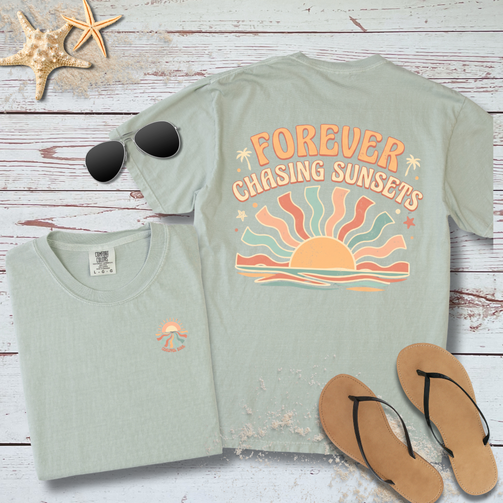 FOREVER CHASING SUNSETS TEE