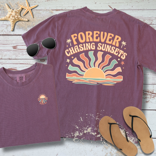FOREVER CHASING SUNSETS TEE