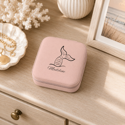 PERSONALIED MERMAID JEWELRY CASE