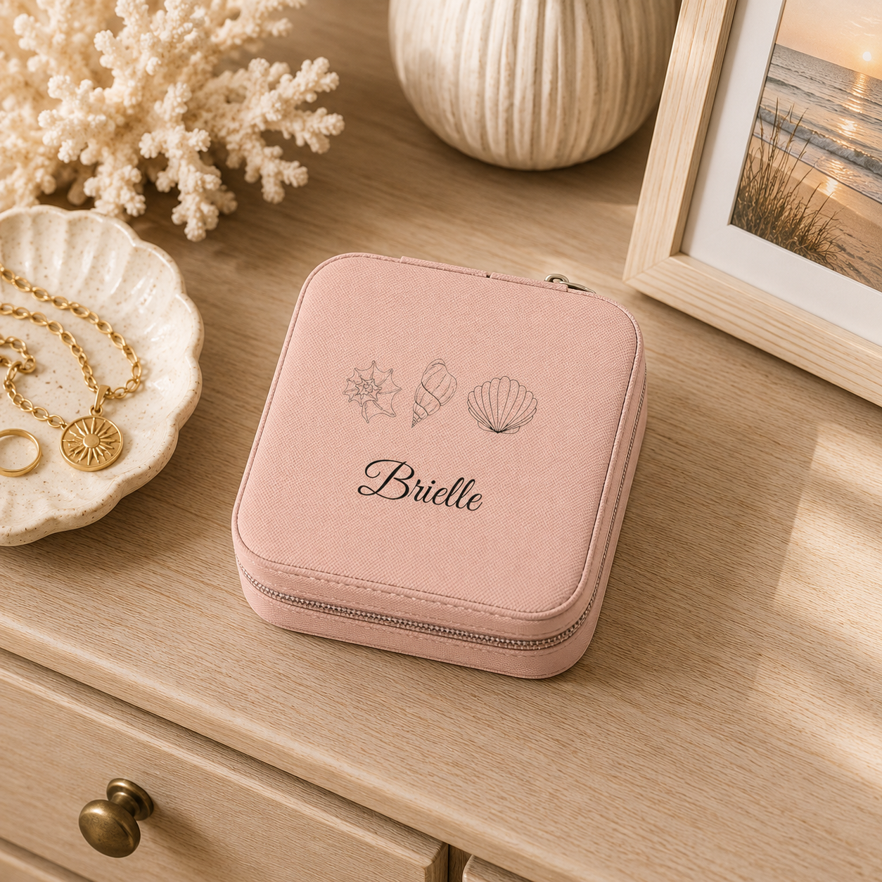 SEA SHELLS JEWELRY BOX