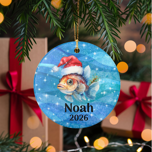 PERSONALIZED FISH ORNAMENT