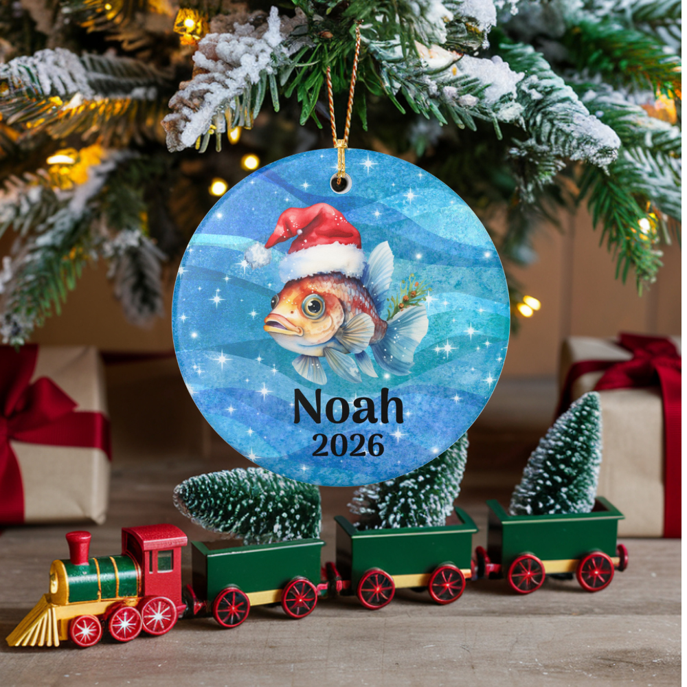 PERSONALIZED FISH ORNAMENT
