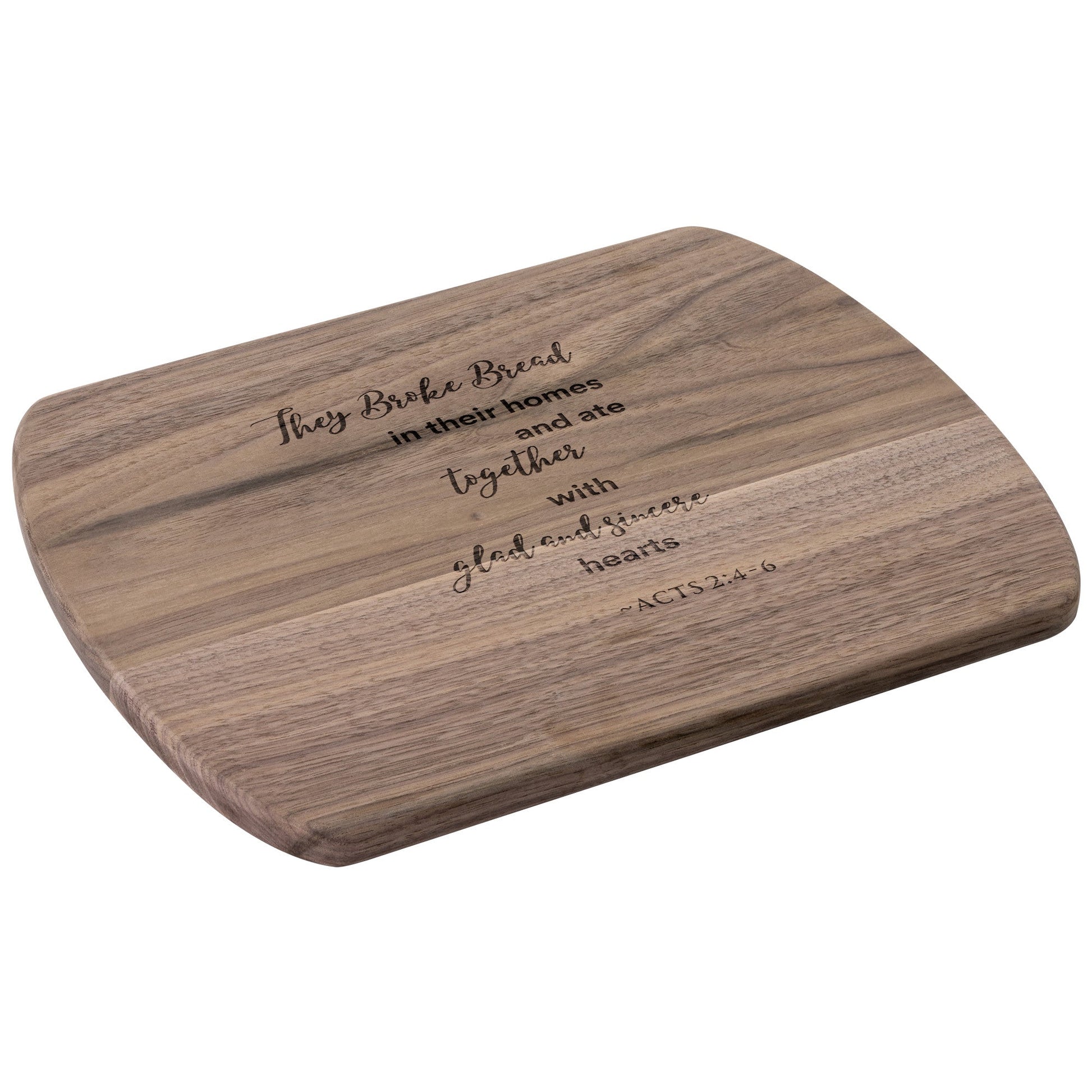 Get trendy with Cutting Bard with Acts 2:46 Scripture - Kitchenware available at Good Gift Company. Grab yours for $19.99 today!