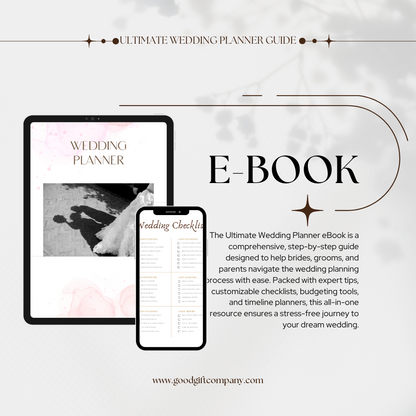 The Ultimate Wedding Planner Guide E Book:  Stress-Free Planning for Brides!