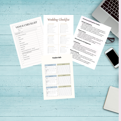 The Ultimate Wedding Planner Guide E Book:  Stress-Free Planning for Brides!