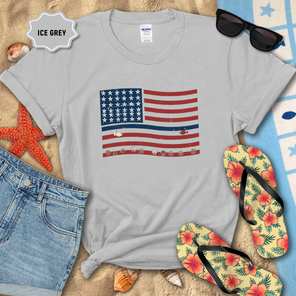 STAR SPANGLED SHORE TEE