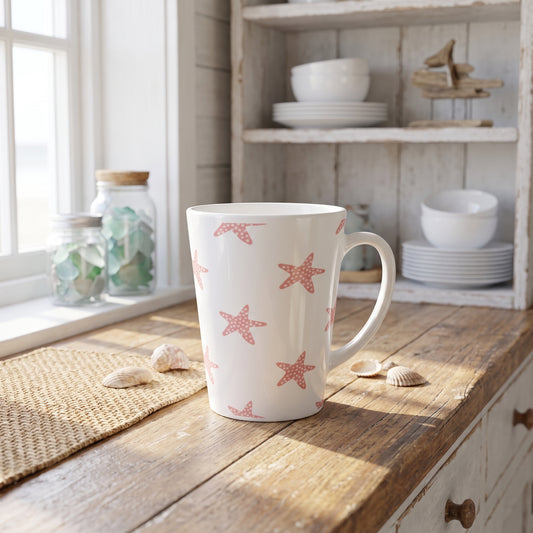 PINK STARFISH LATTE MUG