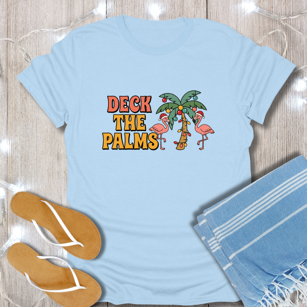 CHRISTMAS PALMS TEE